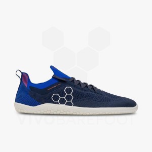 Zapatillas Running Carretera Vivobarefoot Primus Lite Knit Hombre Azul Marino | AR051NN